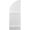 Ekena Millwork Americraft 6-Board (2 Batten) Wood Joined Board-n-Batten Shutters w/ Arch Top, ARW101BQ621X77WHH, PR ARW101BQ621X77WHH - alternate 5